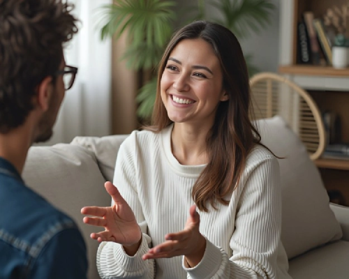 Couples counseling session at Alssaro Counseling Services in New Rochelle